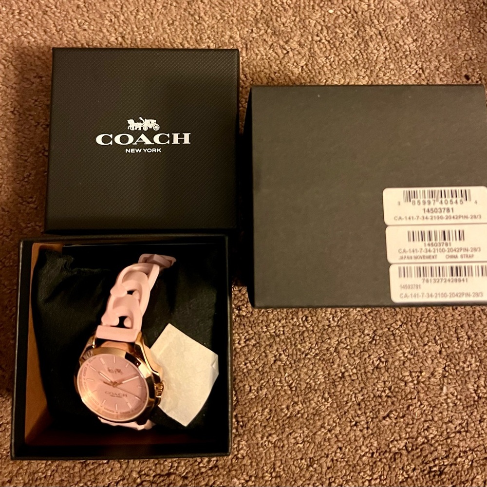 Coach Women's Pink Libby Watch